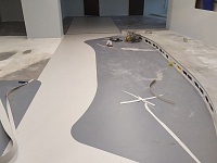 Укладка линолеума дизайнерским способом